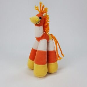 Bestever Candy Corn Giraffe Plush Stuffed Animal Orange White Yellow 9.5 inch